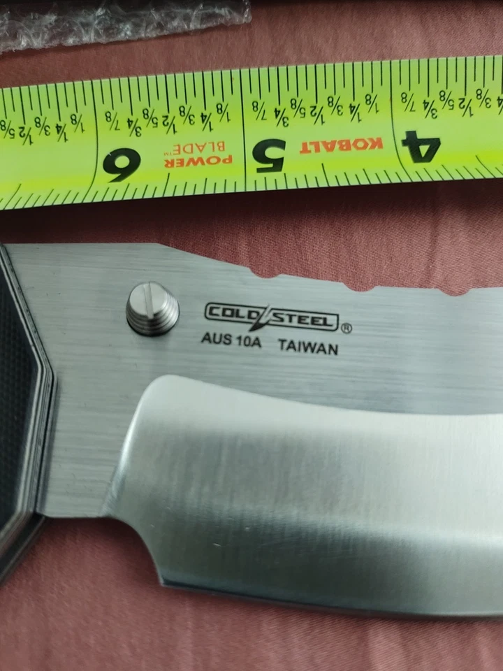 冷钢 Mayhem Atlas 锁折叠刀 6 英寸 AUS-10A 钢刀片,G10 — 第 2/4 张图片