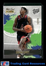 2022 Wild Card Matte #PB-4 Dalen Terry PaintBall Black/Green Splotch #/125