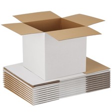12x12x12 Shipping Boxes 10 Pack Corrugated Cardboard Mailer Packaging Moving Sto