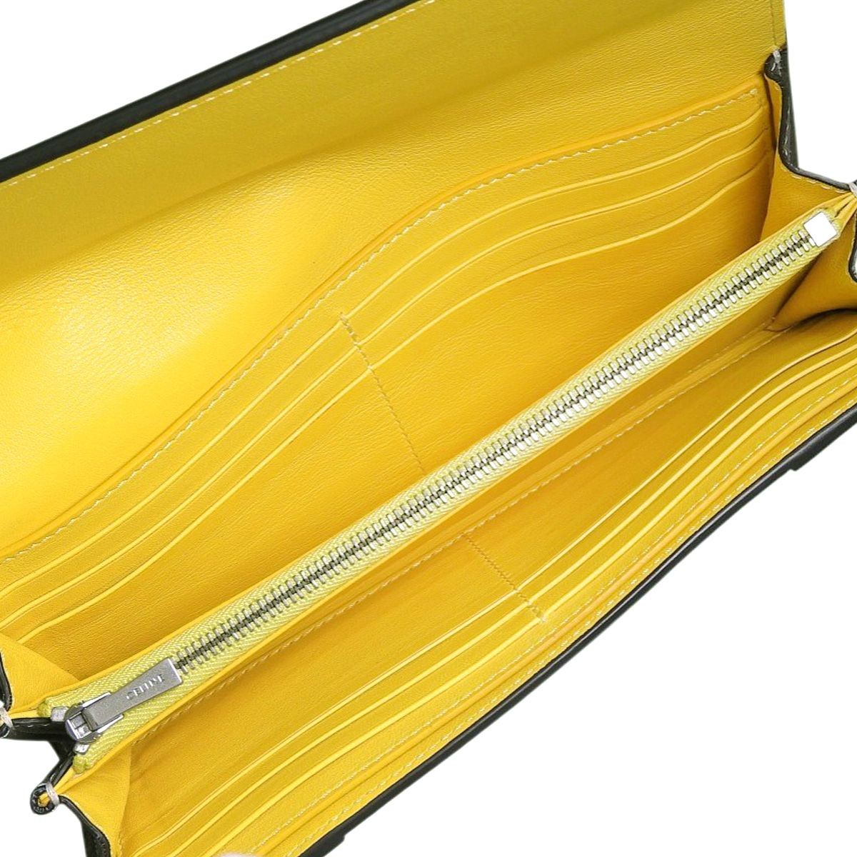 CELINE Large Flap Wallet Multi Function Leather S… - image 5