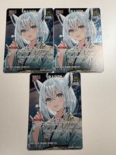 Holo Live Card Game Shirakami Fubuki P Promo hBP05-068 Rare Slot 3 Pcs
