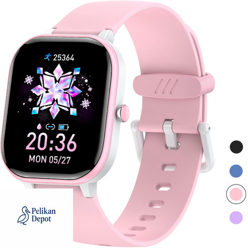 Kinder-Fitness-Tracker Wasserdicht 19 Sportmodi Schrittzäh