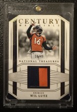 2023 Panini National Treasures - Century Materials Wil Lutz #CEN-WLZ Gold /49