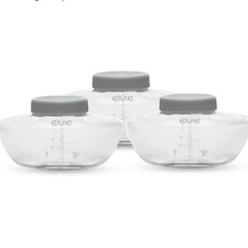 Elvie Pump Breastmilk Storage Bottles 3 Pack 5oz/150ml NEW