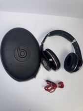 Beats Dr. Dre Studio Headphones 1st Gen - Black - Wired with Black Case