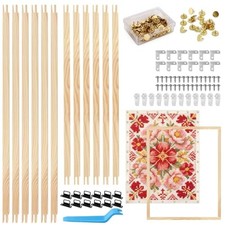 12 Pcs Needlepoint Stretcher Bars for Needlework - 16"  20"