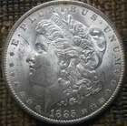 1885-O Morgan Silver Dollar BU