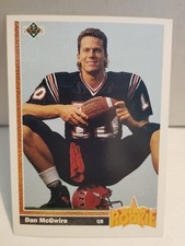 Upper Deck 1991 Dan McGwire Seattle Seahawks Star Rookie #7 NFL Football Card. rookie card picture