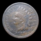 1867/67 Indian Cent Penny ---- Rare Nice Details Coin ---- #S036