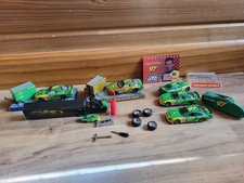 Coches, ruedas y herramientas, remolques, mini semirremolque y auto John Deere NASCAR Pit Crew #97
