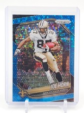 JOE HORN 2025 PANINI PRIZM NO HUDDLE BLUE /125 #201 NEW ORLEANS SAINTS Q5384