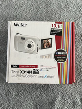 Vivitar iTwist X014N compact digital camera With Memory Card - Used Sold As Seen