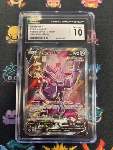 2021 Genesect V Full Art 255/264 CGC 10 GTC4172 TCGG