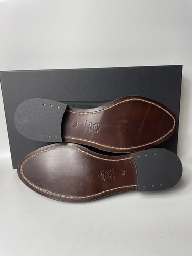 SUMISSURA Women Size 39 Unique Black Leather Blue Suede Slip On Horse Bit Loafer - Picture 4 of 14