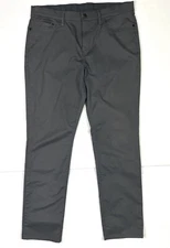 Weatherproof Pants Men's 34W X 32L Gray Tech Stretch Straight Leg 5 Pocket