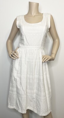 rebecca minkoff white lace dress Rebecca Minkoff White eyelet dress with a sweetheart