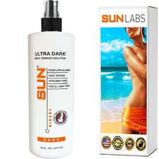 Spray Tan Solution Dark 16 oz Self Tanner Best Sunless Airbrush Tanning