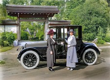 1918 Buick At Japanese Tea Garden Golden Gate Park 14 X 11 Photo Print 1918 Buick At Japanese Tea Garden Golden Gate Park 14 X 11 Photo Print