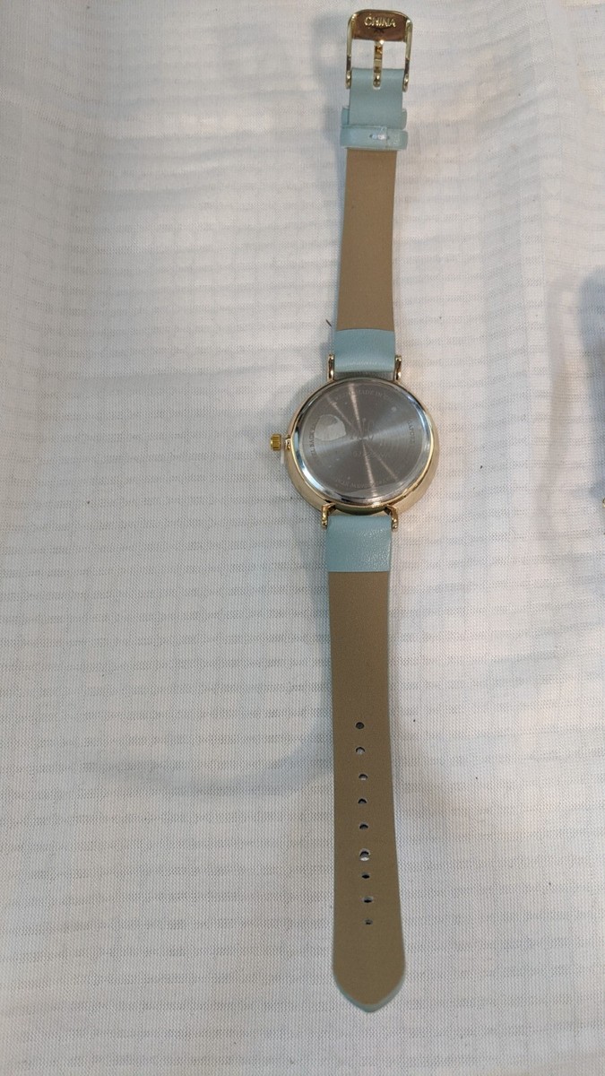 INC INTERNATIONAL CONCEPTS Women Blue Faux-Leather Strap  display picture 1