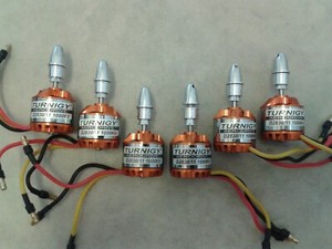 6x Turnigy Aerodrive 2830-11 1000Kv Motoren mit Prop Adapter/RC Quadcopter Drohne
