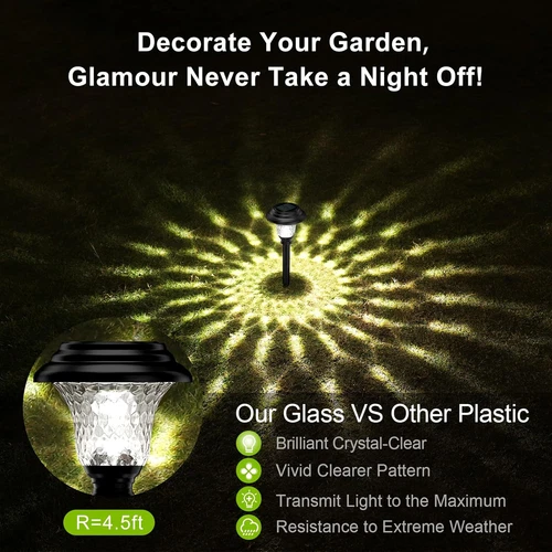 Super Bright Solar Garden Lights Outdoor Landscape LED Light Pathway Waterproof - Picture 6 of 11