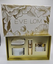 Eve Lom Radiant Renewal Ritual Set Cleanser Cloth Serum Moisturizer NEW IN BOX