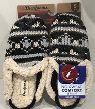 Dearfoams Woman's Small Size 5-6 Memory Foam Mule Slippers 36.00 NEW