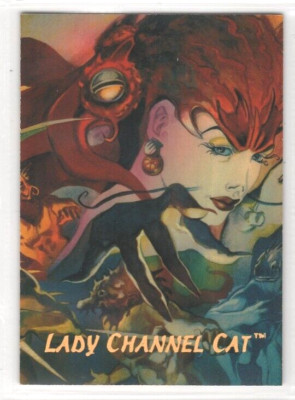 1993 The Creators Universe LADY CHANNEL CAT card #043