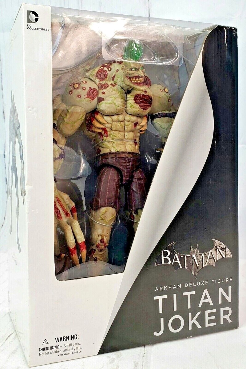 TITAN JOKER DC Collectibles Batman Arkham Deluxe Figure w Box