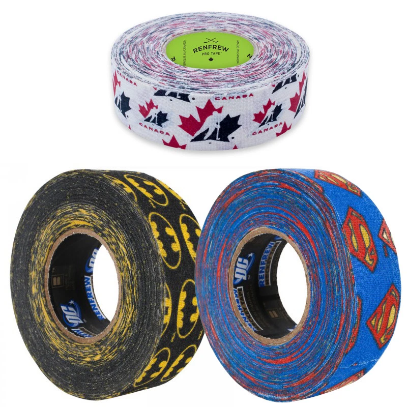RENFREW PRO Schlägertape 24mm x 18m EISHOCKEY HOCKEY TAPE BATMAN SUPERMAN CANADA