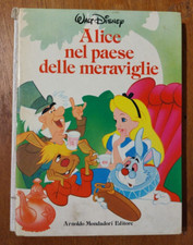 libro romanzo alice nel paese delle meraviglie 1983 mondadori disney illustrato