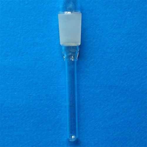 Deschem 24/29 Glass Thermometer Adapter 100mm Stem Wide Open Mouth Lab Glassware - Picture 4 of 6