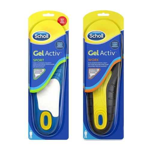 Scholl Gel Activ Insole Shoe Inserts - Mens & Ladies - Large range available