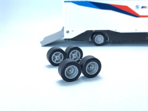 PROMO Hot Wheels Cromo/Oro 4 Raggi R/R Asse Lungo 1:64 Gomma Pneumatici 40 - Foto 8