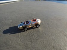 AURORA AFX 1359 INDIANAPOLIS CHROME INDY RACER HO SLOT CAR TJET THUNDER JET