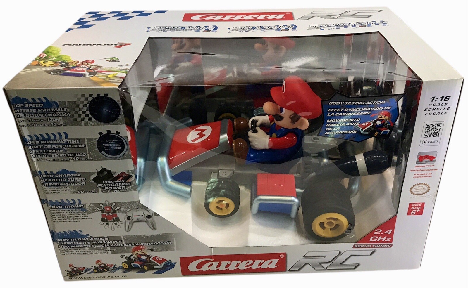 Carrera 1:16 Scale 2.4ghz Tilting Action New Large Cool!