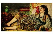 Washington DC Ntl Gallery of Art Odalisque Postcard Unused (32173)