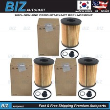 Genuine Oil Filter Kit 3pack For 2020-2026 Hyundai Kia 2.5l Models 26350-2s001