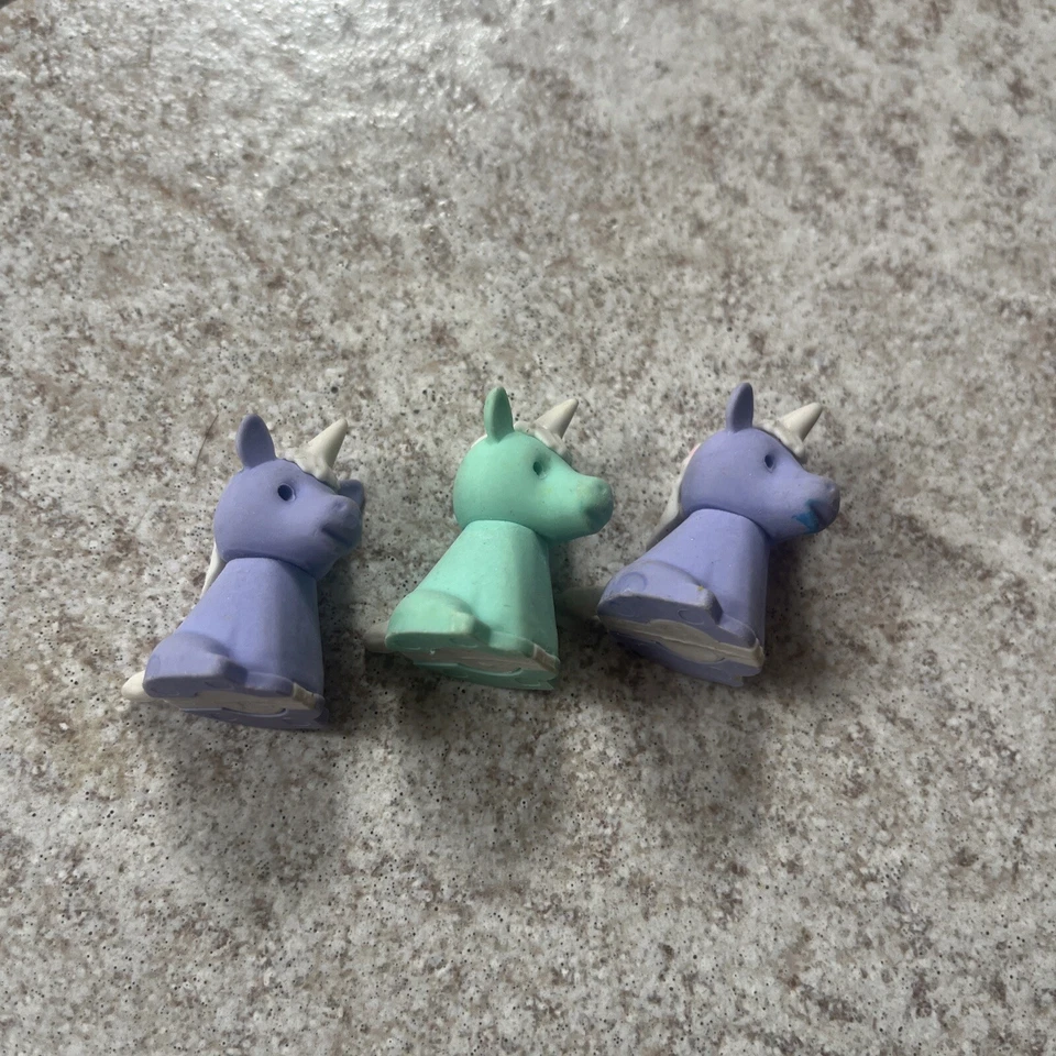 Iwako ластик винтажный зубы кролика слона Серебряный пистолет обезьяна единорог кекс - Изображение 2 из 4