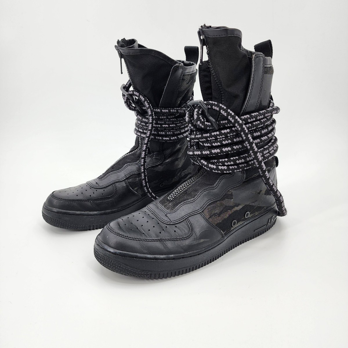 Nike Sf Air Force 1 HI High Top Sneaker Boot Zip AA1128-002 Nike Sf Air Force 1 HI High Top Sneaker Boot Zip AA1128-002