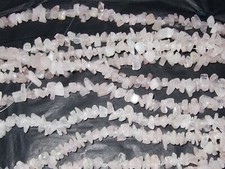 Pietre Dure Forate - chips - 100 pz - QUARZO ROSA