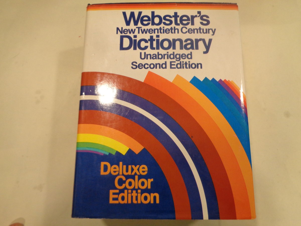 Webster's New Twentieth Century Dictionary Unabridged 1979 Deluxe