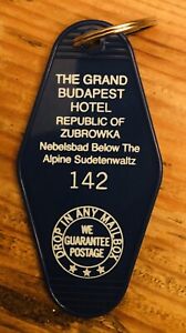 Grand Budapest Keytag In Navy Blue