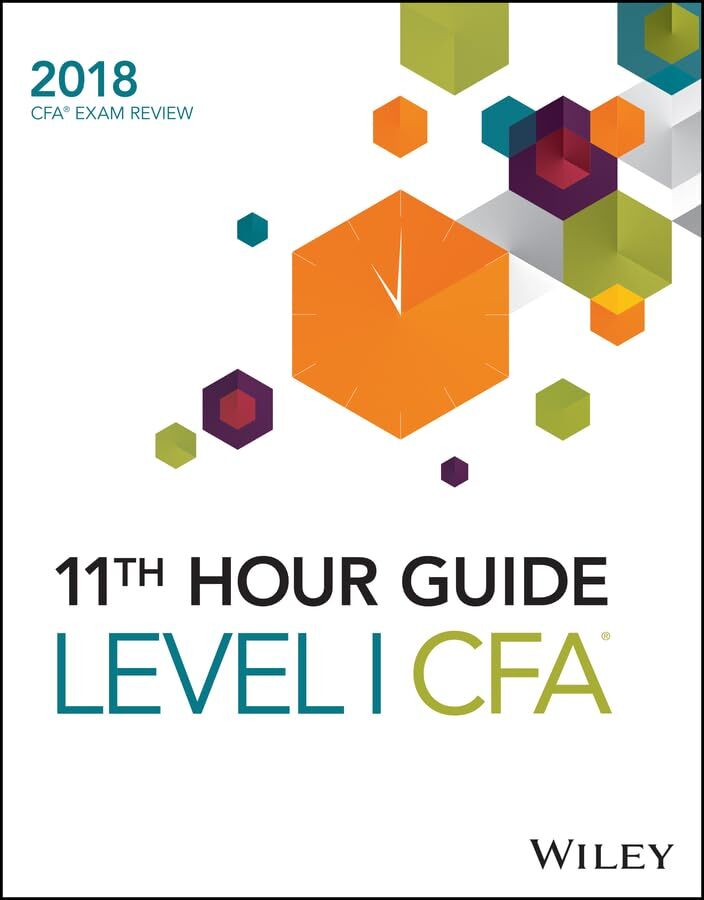 Wiley 11th Hour Guide for 2018, Level I CFA Exam-image