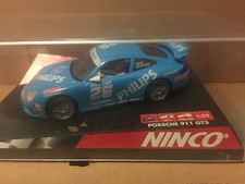 Auslaufmodell Ninco blau Porsche GT3 PHILIPS REF 50242