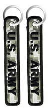 NEW U.S. Army Digital Camo Embroidered Key Chain. 72907
