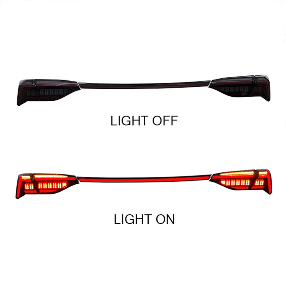 Smoke LED Tail Lights Trunk Lamp Set For Toyota Avalon 2019-2023 Rear Lamps Foto 3 de 4
