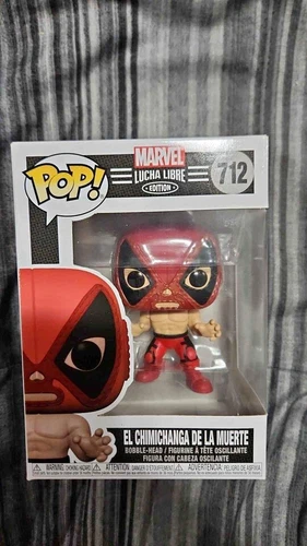 El Chimichanga De La Muerte (Luchador Deadpool) Funko Pop Marvel Lucha Libre #712