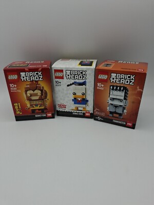 Lego Brickheadz Donald Duck 40377 Frankenstein 40422 Monkey King 40381 Neu OVP 