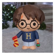 Airblown Harry Potter In Pajamas With H Lighted Christmas Inflatable